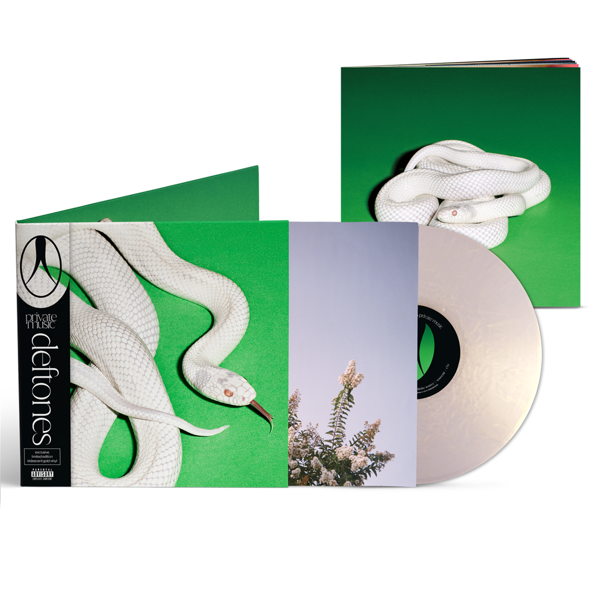 private music store exclusive deluxe gatefold iridescent gold vinyl (numbered)